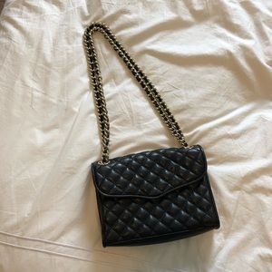 Rebecca Minkoff Black Quilted Chain Purse